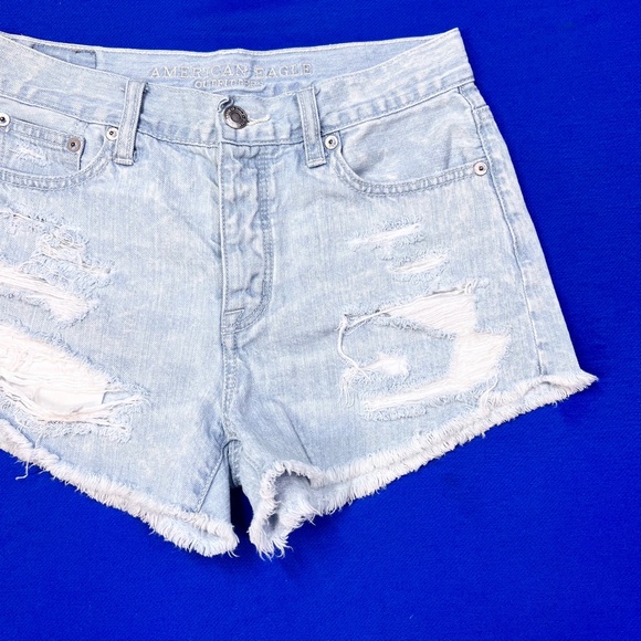 American Eagle Outfitters Pants - |•AMERICAN🦅EAGLE•| Hi-Rise Festival Button Fly Cut Off Jean Shorts